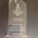 Glass trophy #5