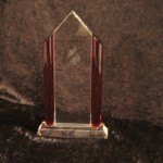 Glass trophy Yin16