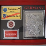 Frame “Germany” with small village sign