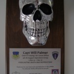 Skull plaque